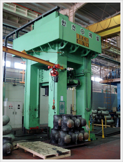 400ton SUS Cold Forming Hydraulic Press Made in Korea